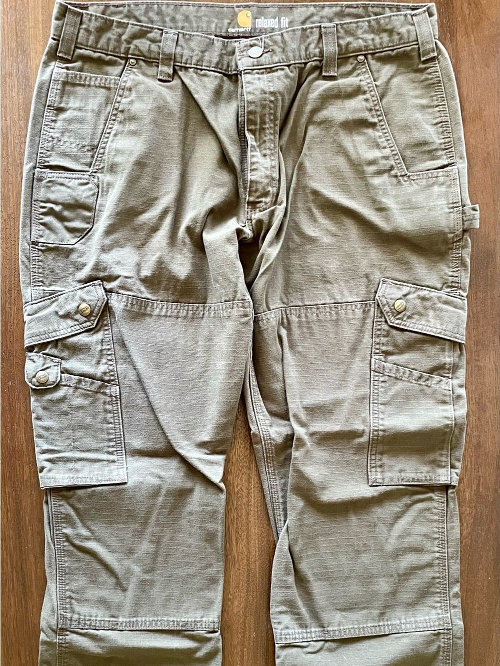 Carhartt Relaxed Fit Dark Brown Pants– Size 38x30